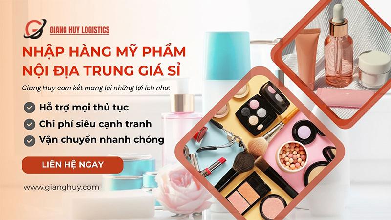 Nhập sỉ nguồn hàng mỹ phẩm nội địa Trung Quốc chính hãng tại Giang Huy