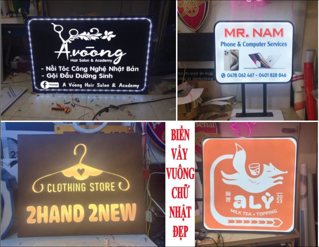 Biển vẫy nhỏ treo đa dạng mẫu mã, đa dạng thiết kế